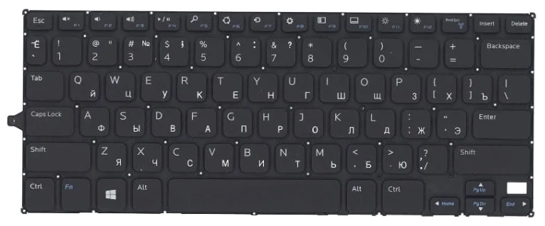 Клавиатура Dell Inspiron 11 3147 3148 Без подсветки - изображение 2