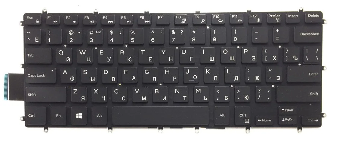 Клавиатура Dell Inspiron 5568 5578 5368 5378 Подсветка - изображение 1