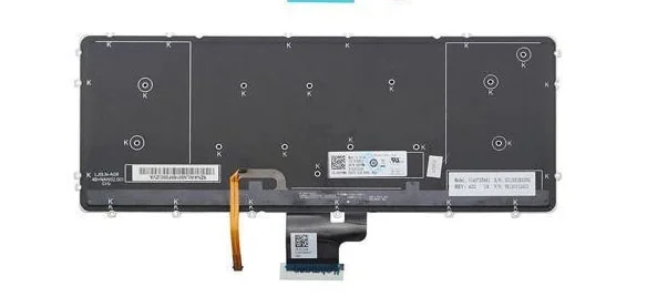 Клавиатура Dell XPS 15 9530, Precision: M3800 rus, black, без фрейма, подсветка клави - изображение 2